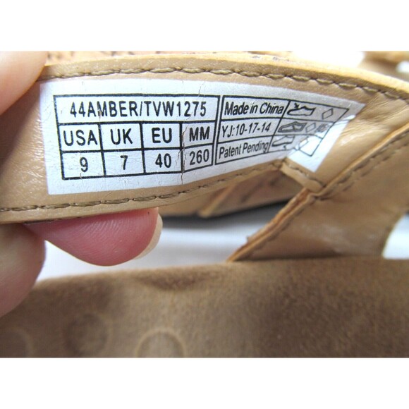 Vionic Orthaheel Amber Adjustable Strappy Sandals Size US 9 B preowned - Picture 3 of 10